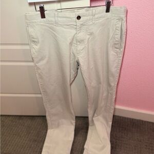 J. Crew Men's Light Cream Chinos